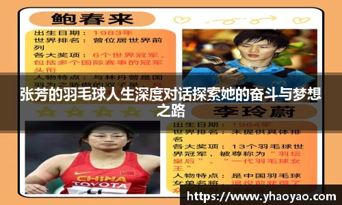 张芳的羽毛球人生深度对话探索她的奋斗与梦想之路
